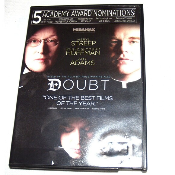 Doubt DVD Widescreen Meryl Streep Philip Seymour Hoffman Amy Adams - Picture 1 of 3